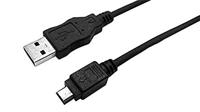 LogiLink CU0015 USB 2.0 kabel, A-Male naar B-Mini Male, 5-pins, 3 m