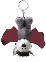 Nici sleutelhanger Vleermuis junior 10 cm pluche bruin