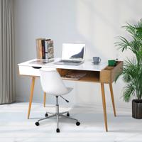 Artistiq Bureau Tavon 120 x 60cm, met 1 lade - Wit - thumbnail