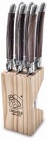 Laguiole Style de Vie Steakmessen Premium Line Dark Wood - 6 stuks - thumbnail