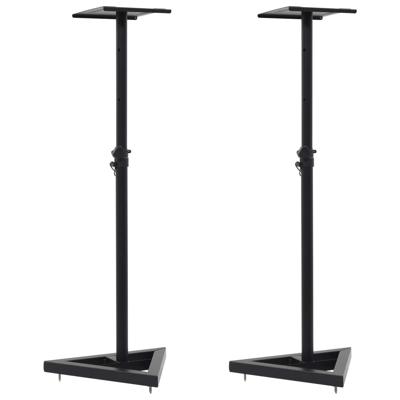 vidaXL Monitorspeakerstandaards 2 st staal zwart vidaXL Monitorspeakerstandaards 2 st staal zwart