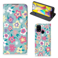 Samsung Galaxy M31 Smart Cover Flower Power - thumbnail