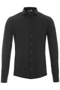 Pure Functional Slim Fit Jersey shirt antraciet, Effen