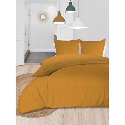 Soleil D'ocre Boheme Dekbedovertrek - Gewassen Microfiber - 240 X 260 Cm - Mosterdgeel