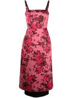 Emilia Wickstead robe Tiffany à fleurs - Rose - thumbnail