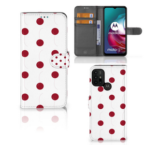 Motorola Moto G10 | G20 | G30 Book Cover Cherries