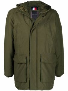 Tommy Hilfiger parka Rockie Dry Wax à capuche - Vert