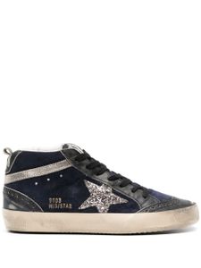 Golden Goose baskets Mid-Star en cuir - Bleu