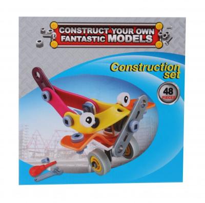 Free and Easy constructieset vliegtuig 48 delig Free and Easy constructieset vliegtuig 48 delig