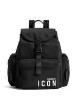 DSQUARED2 Icon multi-pocket backpack - Noir