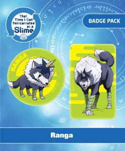 That Time I Got Reincarnated As A Slime Pin Badges 2-Pack Ranga