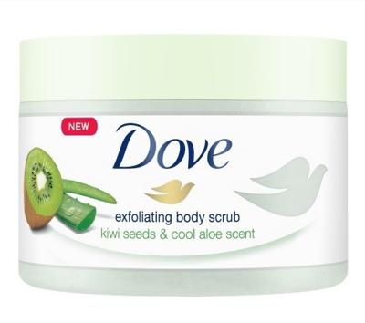 Dove Body Scrub Kiwi & Aloë Vera - 225 ml
