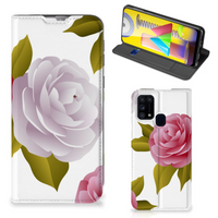 Samsung Galaxy M31 Smart Cover Roses - thumbnail