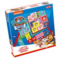 Tactic PAW Patrol 3-in-1 : Memo, Lotto, Domino Kaartspel Matchen