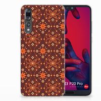 Huawei P20 Pro TPU bumper Batik Brown