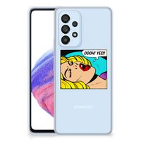 Samsung Galaxy A53 5G Silicone Back Cover Popart Oh Yes