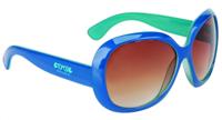 Cool Eyewear zonnebril Hope dames vlinder cat.3 blauw/bruin