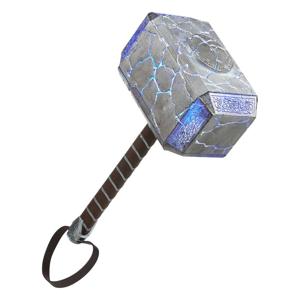 Thor: Love And Thunder Marvel Legends 1/1 Mighty Thor Mjolnir Premium Electronic Roleplay Hammer 49 Cm