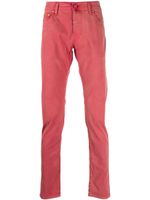 Jacob Cohën pantalon en coton stretch à coupe droite - Rose - thumbnail