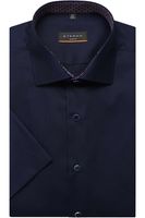 ETERNA Slim Fit Overhemd Korte mouw marine