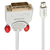 Line-actieve kabel Mini DisplayPort naar DVI-D, wit, 1 m