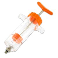 Nylon spuit schroef / Luer-Lock aansluiting 30ml - thumbnail