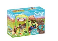 PlaymobilÂ® Spirit 70120 Knip en Meneer Worteltjes met paardenbox