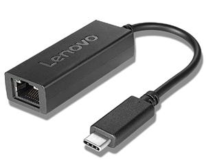 Lenovo USB-C, Netwerk Adapter [1x USB-C stekker - 1x RJ45-bus] 4X90S91831