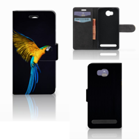 Huawei Y3 2 | Y3 II Telefoonhoesje met Pasjes Papegaai
