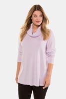Ulla Popken Pullover, wijde col, zijsplitten - Grote Maten