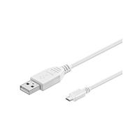 Goobay 96190 USB 2.0 Hi-Speed kabel, 0,15 m wit