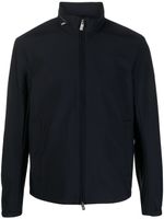 Emporio Armani veste zippée à col montant - Bleu