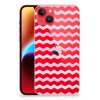 iPhone 14 Plus TPU bumper Waves Roze - thumbnail