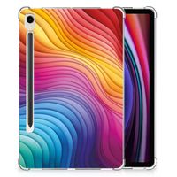 Back Cover voor Samsung Galaxy Tab S9 Regenboog