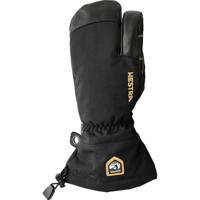 Army Leather GTX 3-Finger Mitten - Heren, Zwart/Zwart, 11