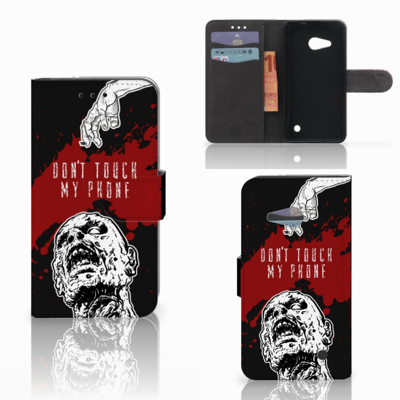 Microsoft Lumia 550 Portemonnee Hoesje Zombie Blood