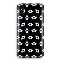 Eyes pattern: iPhone X Volledig Geprint Hoesje - thumbnail