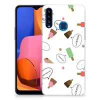 Samsung Galaxy A20s Siliconen Case IJsjes - thumbnail