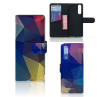 Sony Xperia 5 Bookcase Polygon Dark