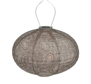 Lumiz solar lampion paisley ovaal 40 cm taupe