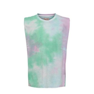 KIDS ONLY tie-dye top KONAMY wit/roze/groen