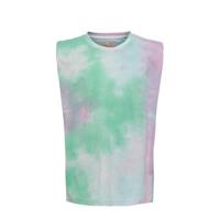 KIDS ONLY tie-dye top KONAMY wit/roze/groen