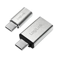 LogiLink AU0040 USB 3.1 (type C) naar USB 3.0 (type A) Micro USB-adapter, zilver