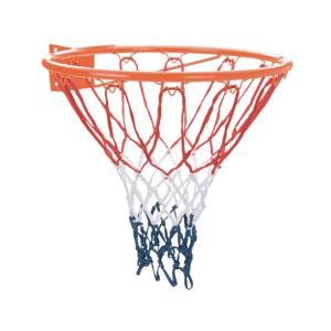 Basketbal ring met net - muurophanging - Dia 46 cm - buiten sporten - metaal/touw