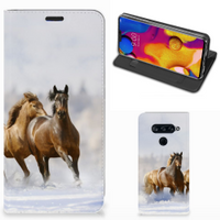 LG V40 Thinq Hoesje maken Paarden - thumbnail