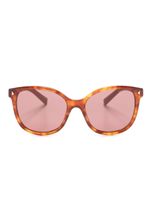 Prada Eyewear lunettes de soleil à monture à effet écaille de tortue - Marron