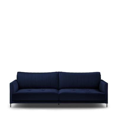 Rivièra Maison 3,5-zits Bank 'Bal Harbour' Velvet, kleur Midnight Blue