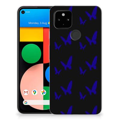 Google Pixel 4a 5G TPU bumper Vlinder Patroon