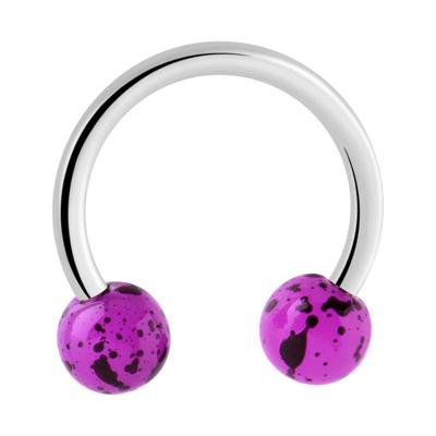 Circular barbell Chirurgisch staal 316L / Acryl Circular Barbells Circular barbell Chirurgisch staal 316L / Acryl Circular Barbells