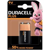 1x stuk Duracell V9 Plus batterij alkaline LR61 9 V